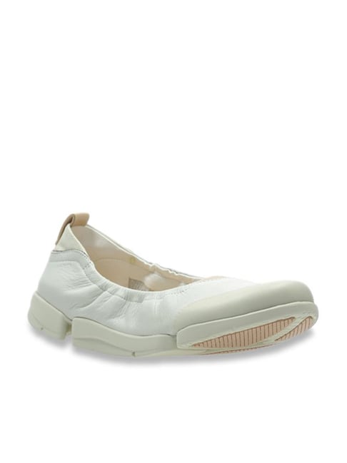 Buy Clarks Tri Adapt White Flat Ballets for Women at Best Price Tata CLiQ