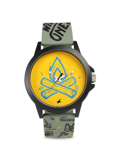 Fastrack 38024PP39 Tees Wicked Lines Unisex Analog Watch