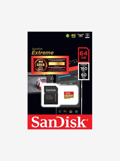 Extreme Sdsqxa2 Sandisk Extreme 64 Gb Microsdxc Memory Card