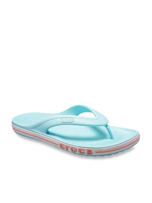 crocs slippers blue