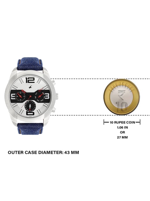 Fastrack - Buy Fastrack Denim Analog White Dial Men's Watch 3187SL01/NN3187SL01  |Bharat Time Style
