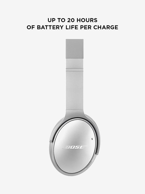 Bose Quietcomfort 35 II Noise Cancelling Bluetooth Headphone With  Microphone & Voice Control(Silver)