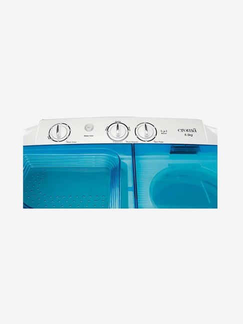 Croma 6.5 kg SemiAutomatic Top Load Washing Machine (CRAW2221 ,White) from Croma at best prices