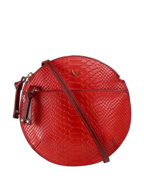 hidesign red handbag