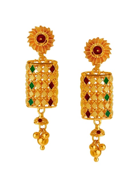 Buy Tanishq 22 kt Gold Earrings Online At Best Price Tata CLiQ