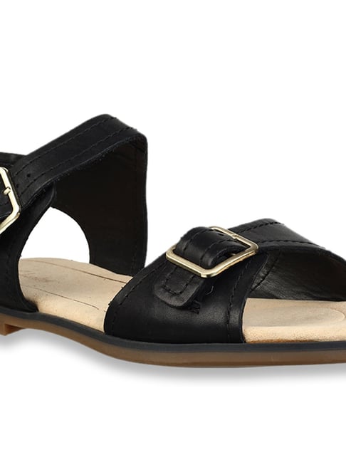 Bay Primrose Black Ankle Strap Sandals for Women at Best Price @ Tata CLiQ