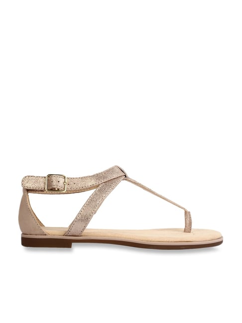 Clarks nude sandals hot sale