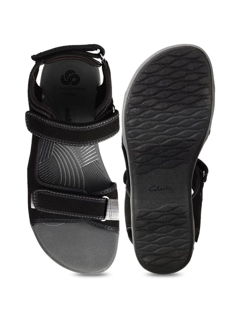 Clarks Women s Brizo Sammie Black Floater Sandals