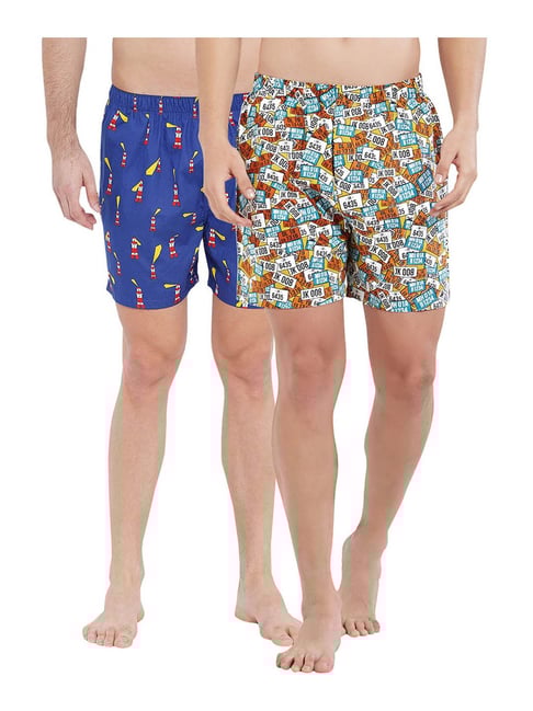 XYXX Multicolor Printed Cotton Boxers (Pack Of 2)-picture-11