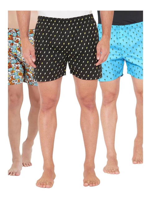XYXX Multicolor Printed Cotton Boxers (Pack Of 3)-picture-15