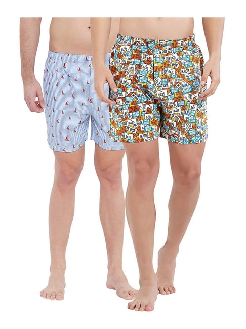 XYXX Multicolor Printed Cotton Boxers (Pack Of 2)-picture-18