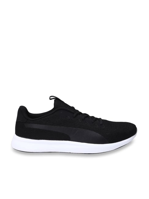 puma jigsaw idp black running shoes