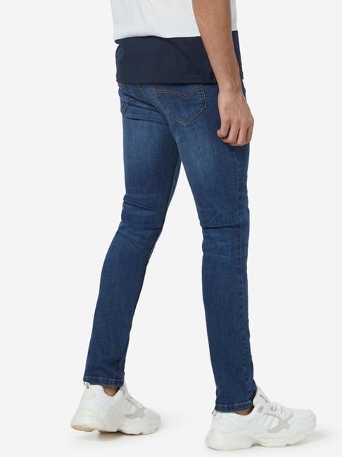 Buy Nuon by Westside Dark Blue Nuo Flex Rocker Skinny Fit Jeans for Men ...