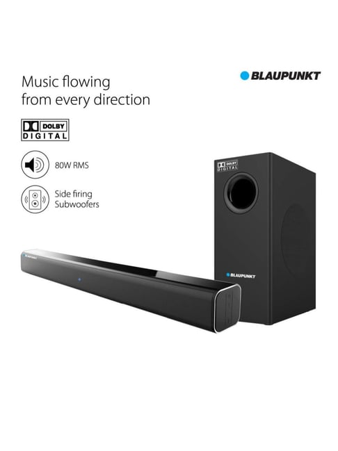 Blaupunkt SBW01 Wired Dolby Soundbar with Subwoofer, Bluetooth and HDMI  Arc(Without Remote)