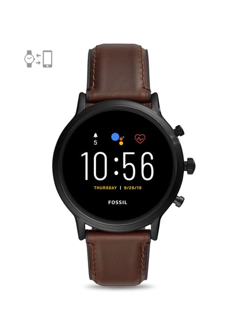 Fossil FTW4026 The Carlyle HR Gen-5 Smartwatch for Men