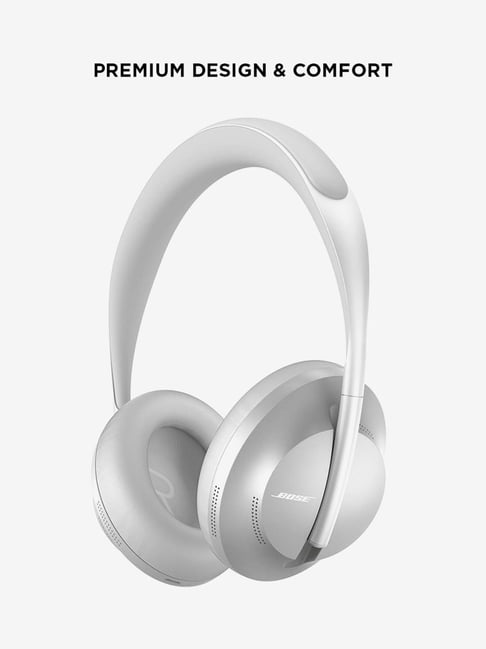 Buy Bose Noise Cancelling Headphones 700 Wireless Bluetooth Headphone Built In Microphone Luxe Silver Online At Best Prices Tata Cliq