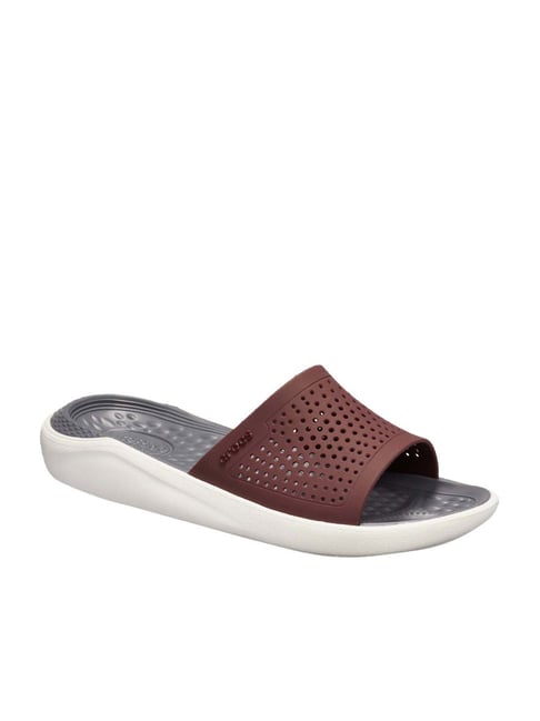 Crocs outlet literide burgundy