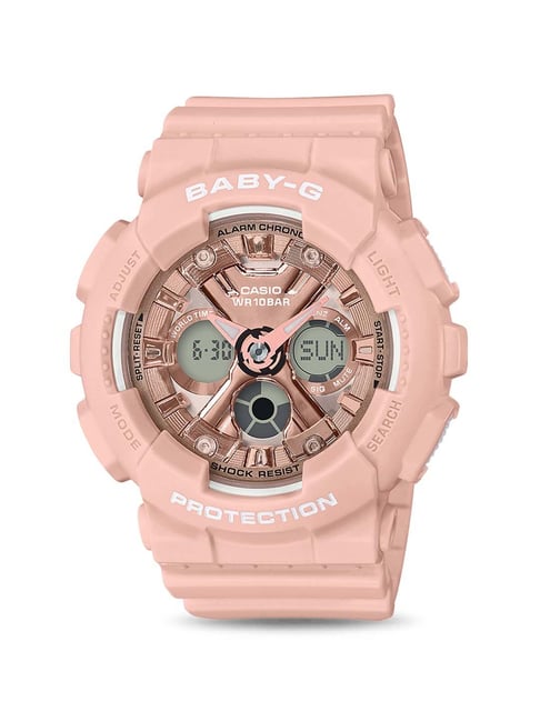 Casio BA-130-4ADR Baby-G Analog-Digital Watch for Women