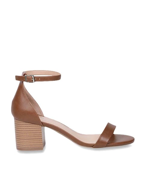 Call It Spring Women's Mynah Brown Ankle Strap Sandals