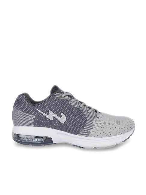Campus Men's Geo Ash Grey Running Shoes