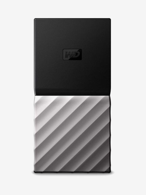 WD My Passport 1TB External Solid State Drive (Black and Silver)