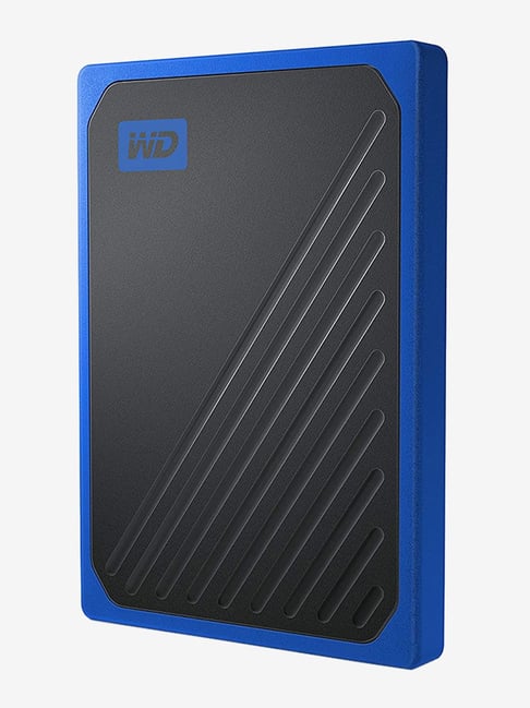 WD My Passport Go 1TB External Solid State Drive with Cobalt Trim (Blue)