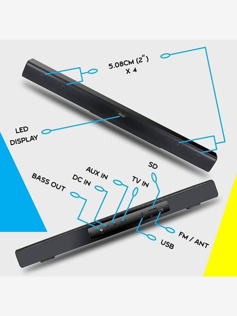 Zebronics Zeb-Juke Bar Multimedia Sound Bar Sub Woofer (Black)