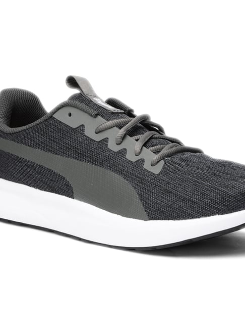 puma jigsaw idp black running shoes