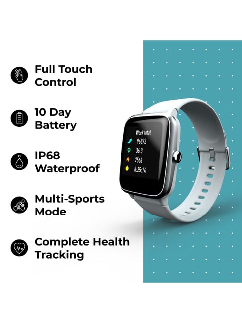 noise smart watch grey