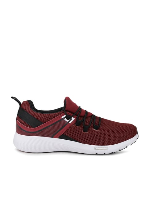 Mens burgundy sale running shoes