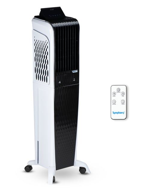 Symphony Diet 3D-55i+ 55L Tower Air Cooler (Black)