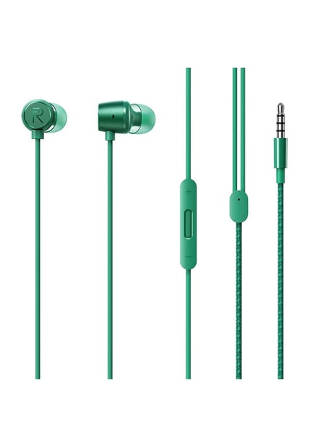 realme Buds 2 Wired Earphone With Mic (Green)