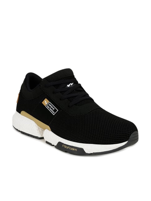 campus brave black running shoes