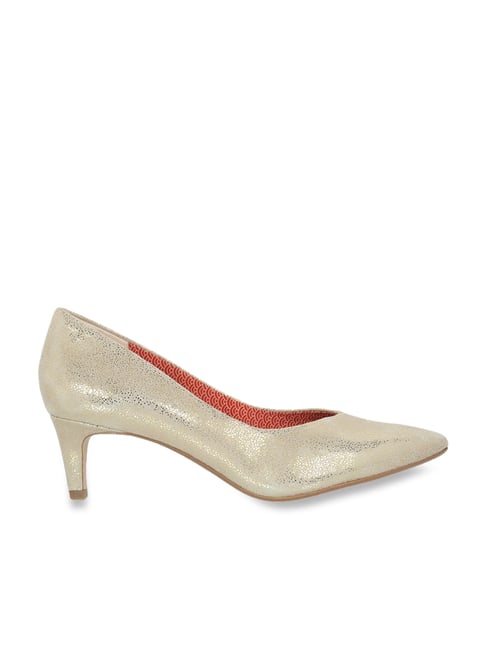 Clarks Women's Laina 55 Court Golden Stiletto Pumps