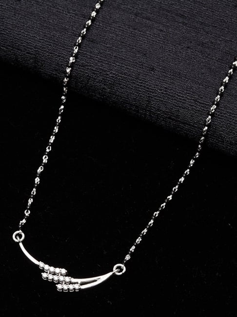 Sterling silver mangalsutra on sale chain