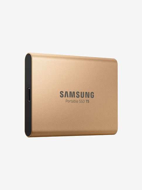 Samsung T5 1TB USB Gen Portable External Solid State Drive  (MU-PA1T0G/WW, Gold)