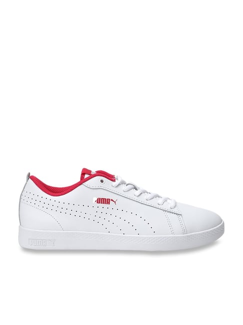 Puma Smash V2 L Perf White Sneakers