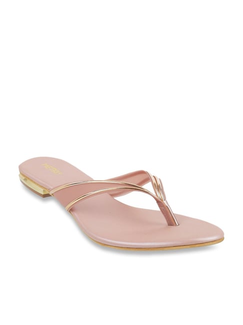 Metro Women's Pink Thong Sandals