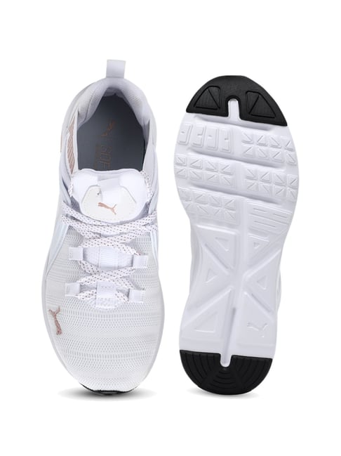 Buy Puma Enzo Metal White Running Shoes for Women at Best Price