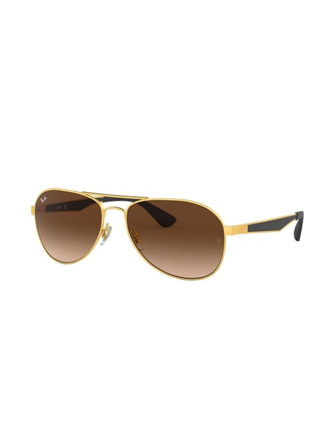 Buy Ray Ban 0RB3549 Brown Active Lifestyle Pilot Sunglasses 58 mm Online At Best Price Tata CLiQ