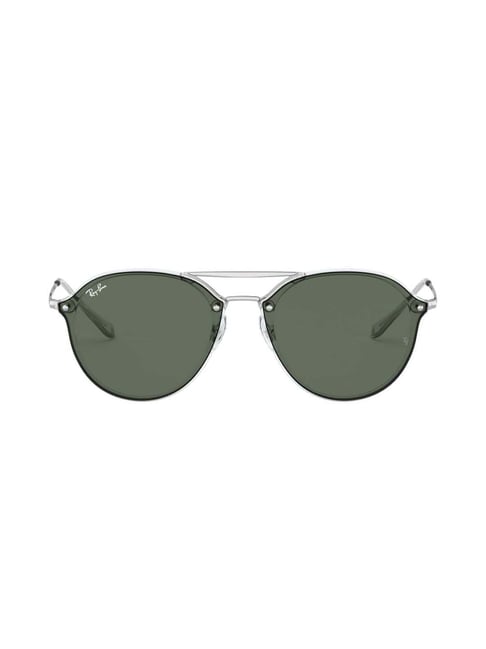 Buy Ray Ban 0RB4292N Green Round Sunglasses 61 mm Online At Best