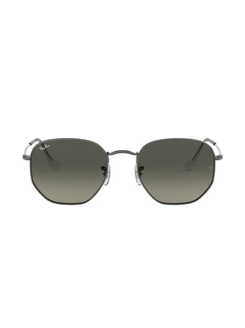 Ray-Ban 0RB3548N Dark Grey Icons Round Sunglasses - 51 mm-picture-15