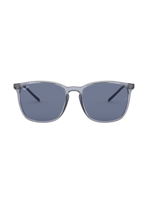Ray-Ban 0RB4387 Blue Square Sunglasses - 56mm-picture-34