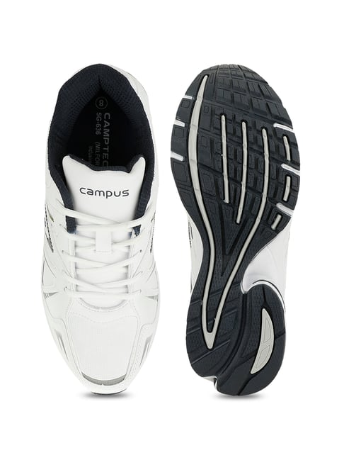 Campus Milford-2 White Running Shoes 