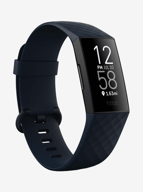 Fitbit Charge 4 Health and Fitness Tracker (Storm Blue & Black)