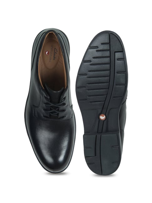 Buy Clarks Un Tailor Black Derby Shoes for Men at Best Price @ Tata CLiQ