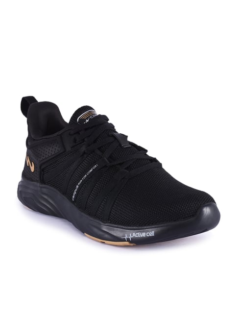 Buy Campus Wynk Black Running Shoes for 
