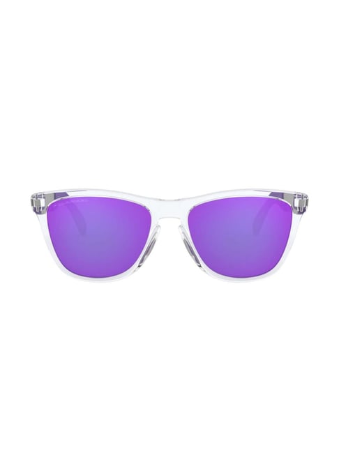 Oakley Unisex Sielo 57mm Round Violet Sunglasses | Dillard's