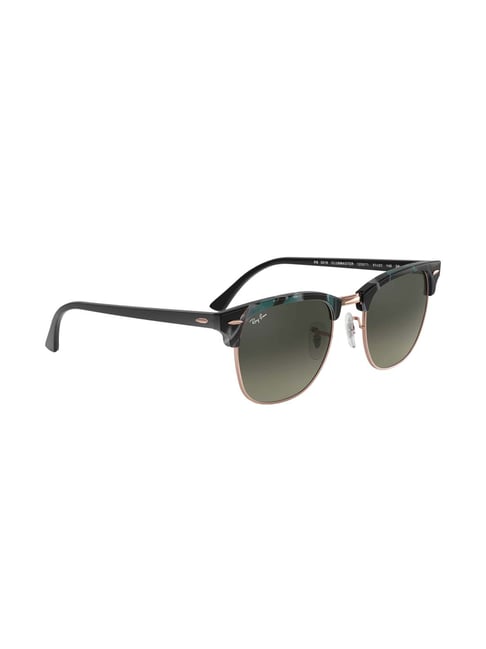 Amazon.com: Ray-Ban 3016 Sqaure Clubmaster Sunglasses Unisex, Black Lenses  Acetate Frame, 51mm : Clothing, Shoes & Jewelry