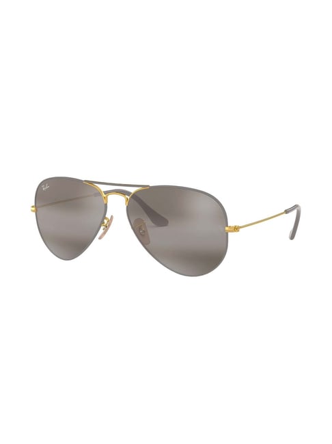 Ray-Ban Unisex Gradient Grey Lens Pilot Sunglasses - 0RB30259154AH55-picture-33